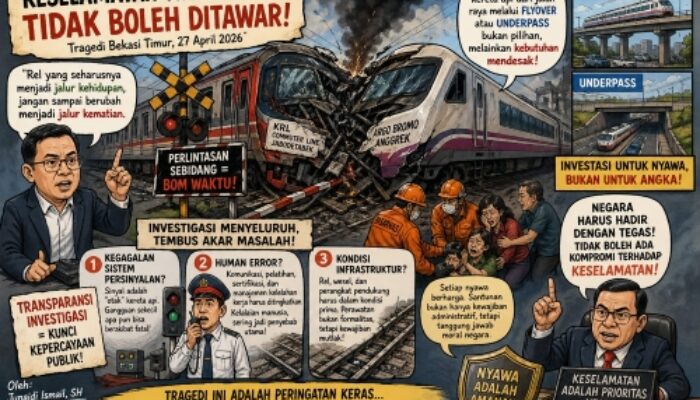 Jalur Rel Butuh Pemisah