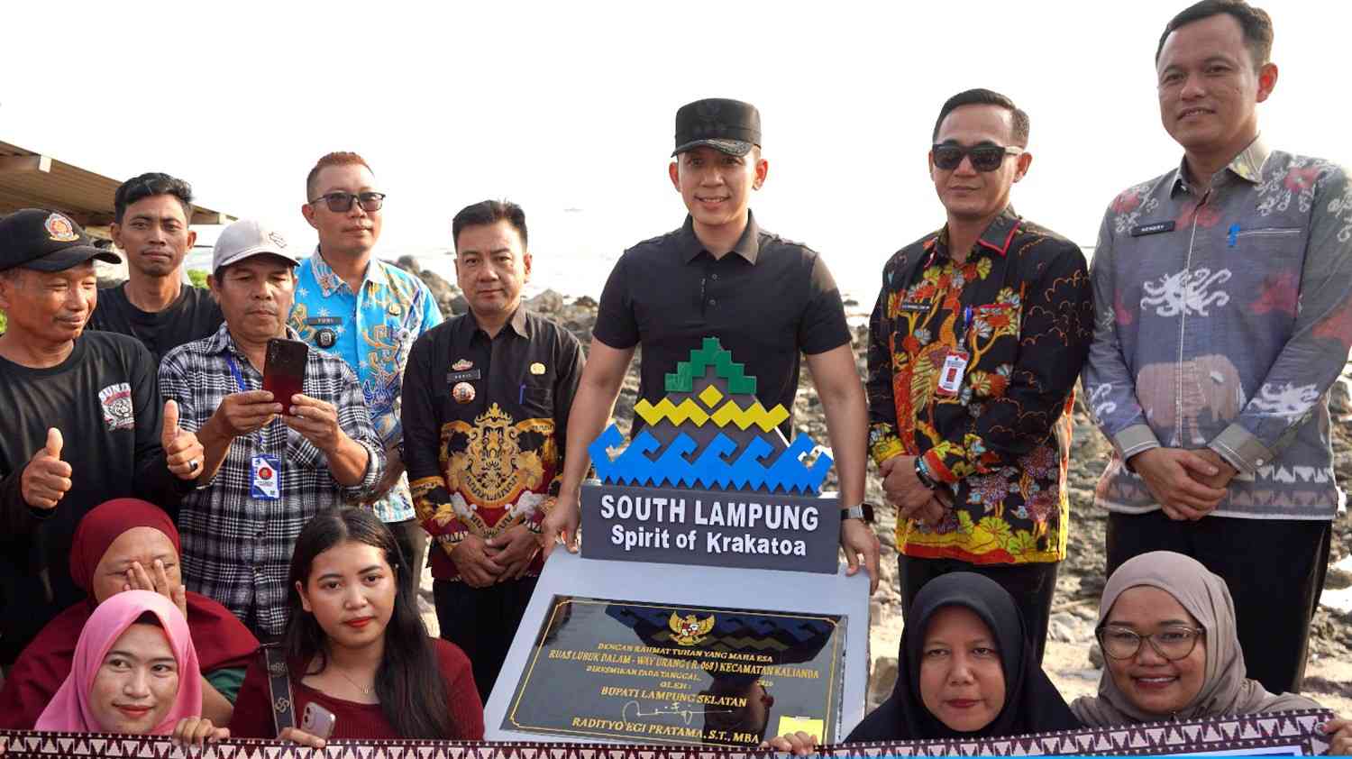Peresmian Jalan Lubuk Dalam–Way Urang, Akses Wisata Kalianda Kian Terbuka