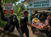 Warga Way Panas Resah, Seorang Ibu Jadi Korban Gigitan Siamang