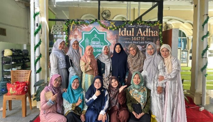 Shalat Idul Adha dan Halal Bihalal DKM Al Iman Gedong Meneng Disambut Antusias Jamaah