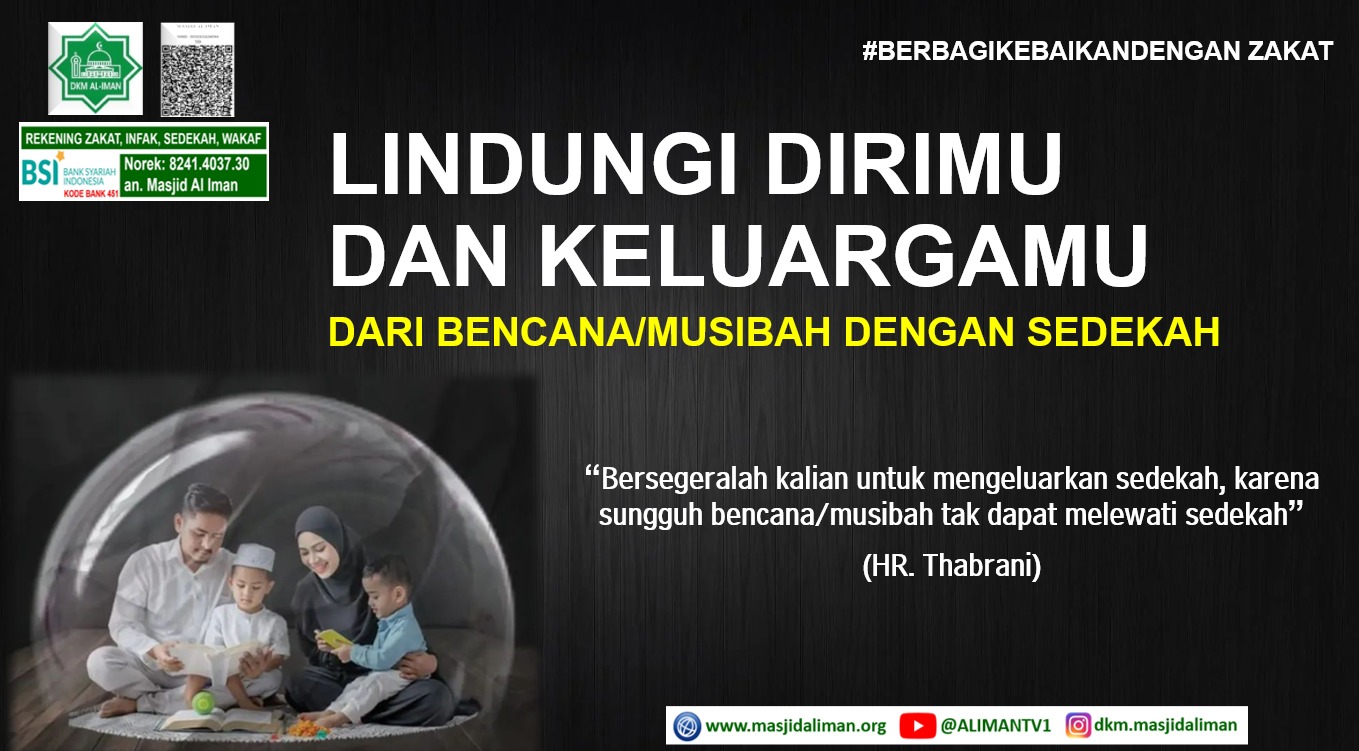 DKM Al Iman Gedong Meneng Ajak Warga Perkuat Perlindungan Keluarga Lewat Zakat dan Sedekah