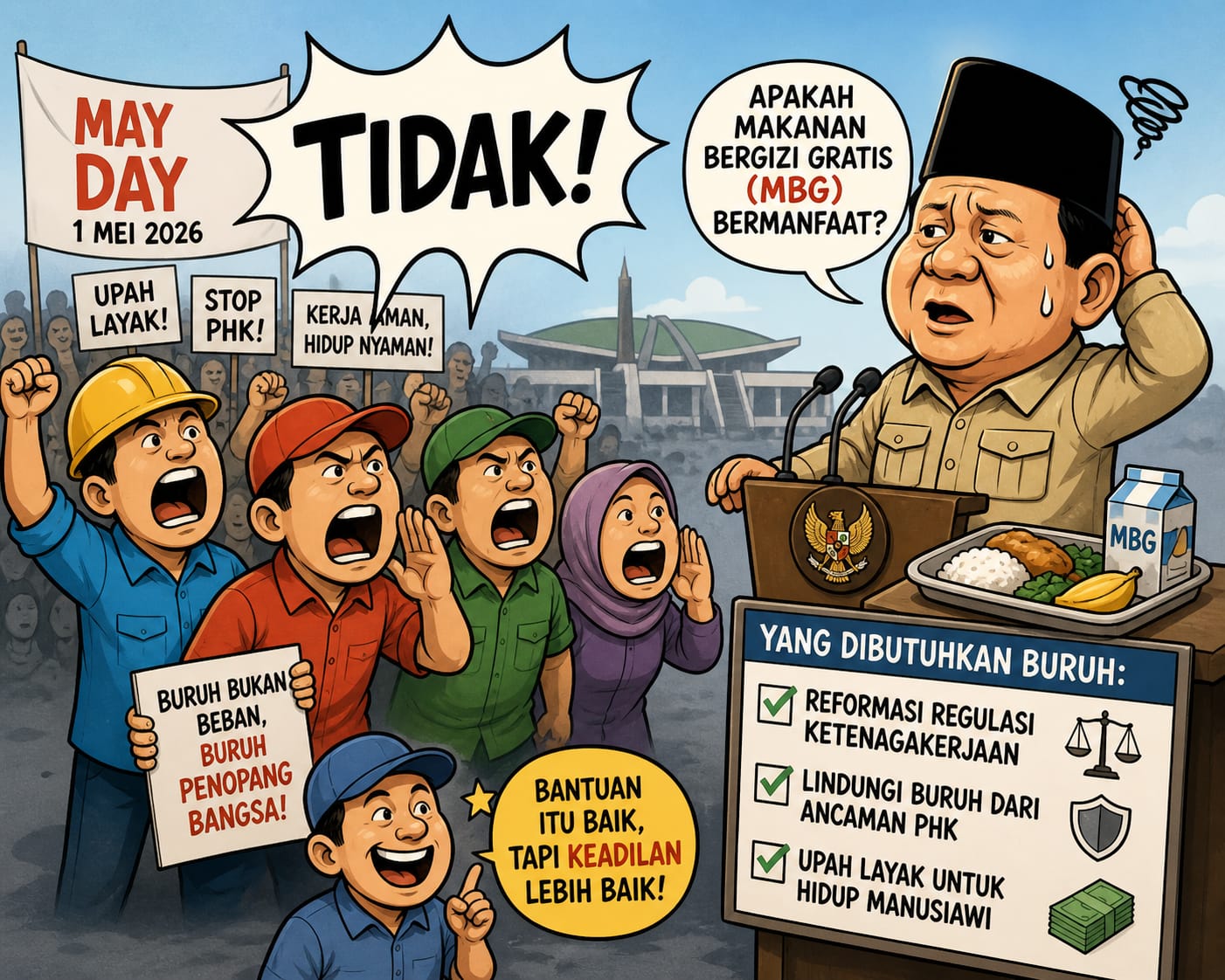 Ketika MBG Gagal Menyentuh Buruh