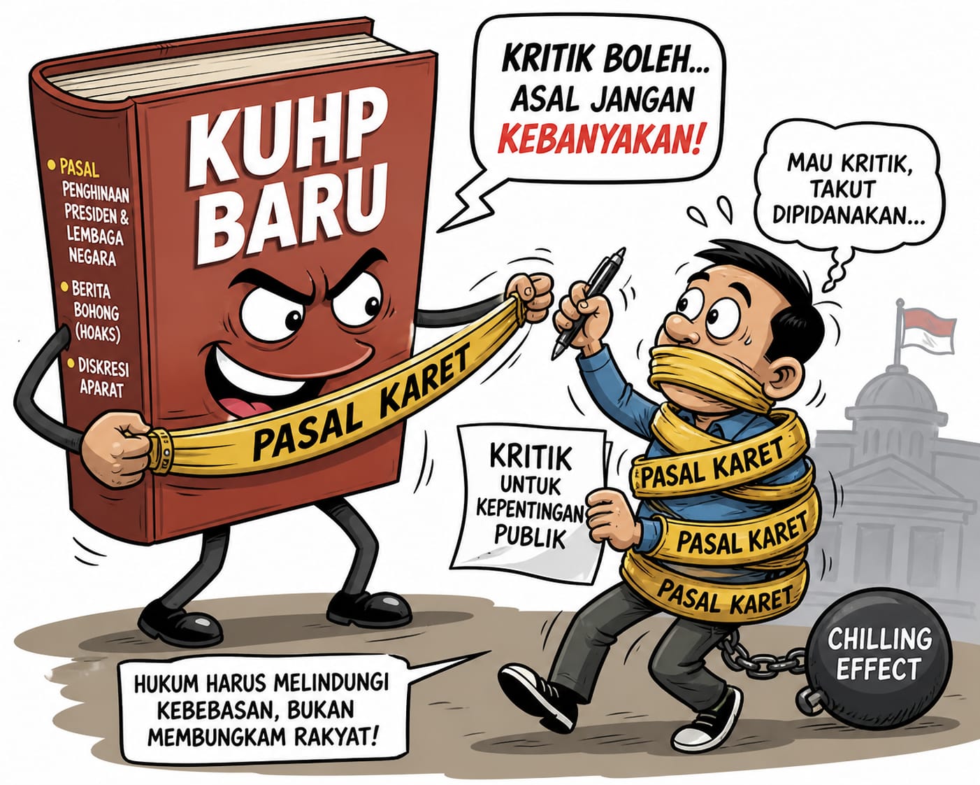Bayang-Bayang Kriminalisasi dalam KUHP Baru