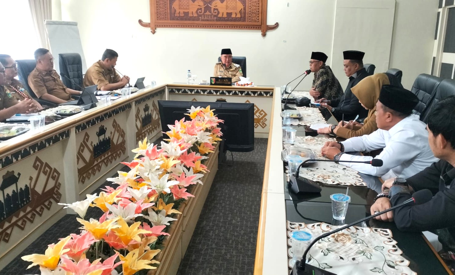 Bupati Tanggamus Terima Audiensi PCNU, Perkuat Sinergi Dukung Pembangunan Daerah