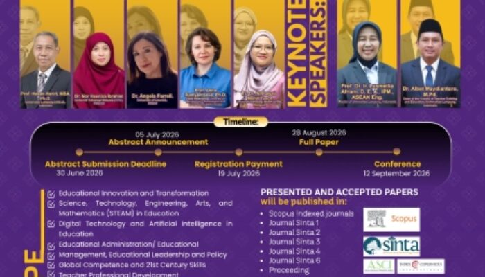 ICOPE 2026 Siap Go Internasional, FKIP Unila Kolaborasi dengan Publisher Bereputasi