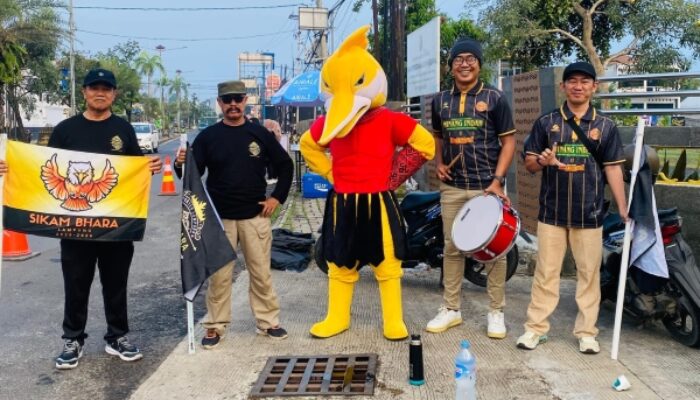 Sikambara Hadirkan Energi Positif di Jalur HIPMI Half Marathon Lampung 2026