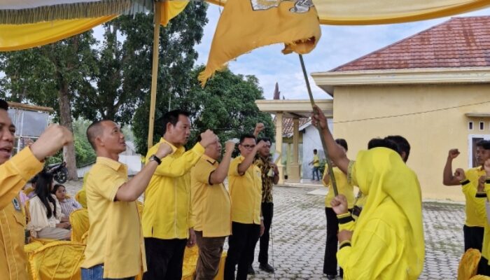 DPD Partai Golkar Way Kanan Gelar Muscam dan Program GELAM di Negeri Agung