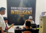 Intel Kodim 0205/TK Bersama Korem 023/KS dan Kodam I/BB Tangkap Agen Sabu di Karo