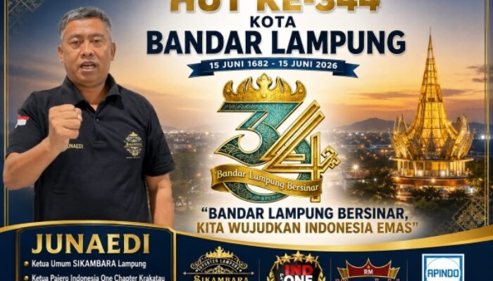 Ketua Umum SIKAMBARA Lampung Apresiasi Kemajuan Bandar Lampung dan Dukung Indonesia Emas 2045